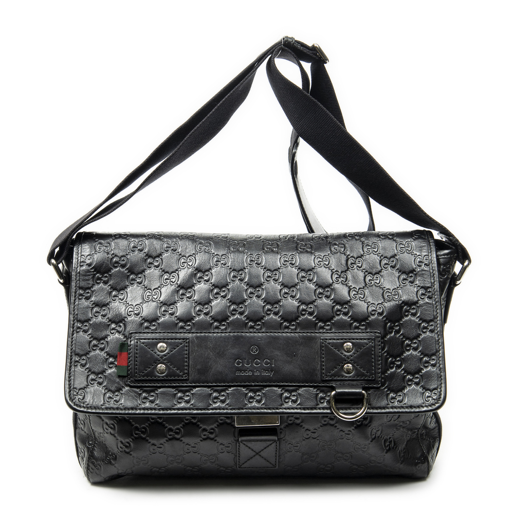 Gucci Web Medium Rubber Messenger